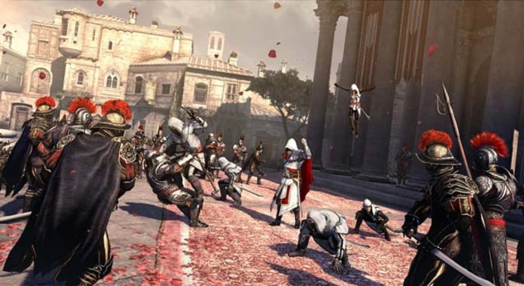 Virtual friends (and enemies) populate the Renaissance Italy setting of "Assassin's Creed: Brotherhood," set in Rome.